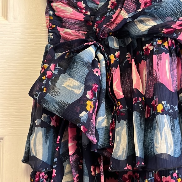 Anna Sui Silk Floral Dress - Picture 4 of 10